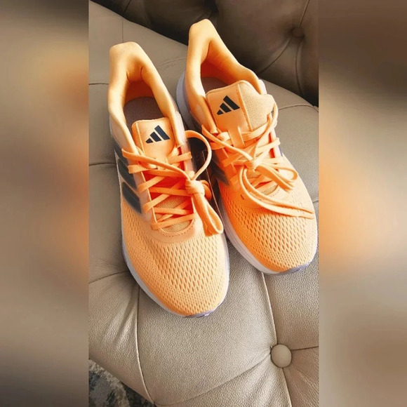 ADIDAS Ultrabounce Wide Running Walking Sport Athletic Orange Grey  size … - Picture 2 of 7